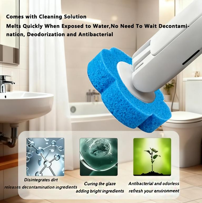Disposable Toilet Brush Set (+12 Refills)