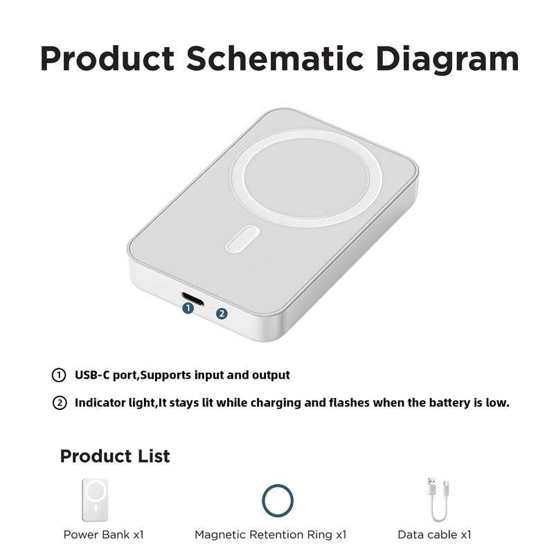 Magnetic Wireless Power Bank