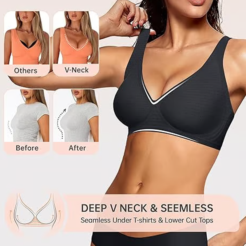 Wireless Comfy Push Up Bra